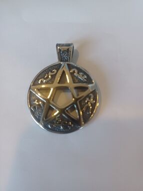 Stainless Steel Pentagram Pendant